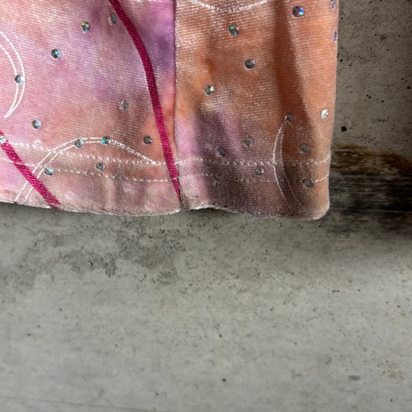 I’m Sorry by Petra Collin Velvet Embellished Tie-Dye Flare Leg Lounge Pants - Picture 8 of 11